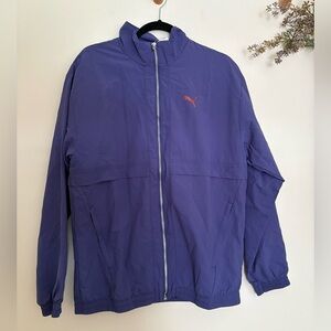 Puma WINDCELL Windbreaker NWT Blue Violet Indigo Water Repellent Unisex Men’s S
